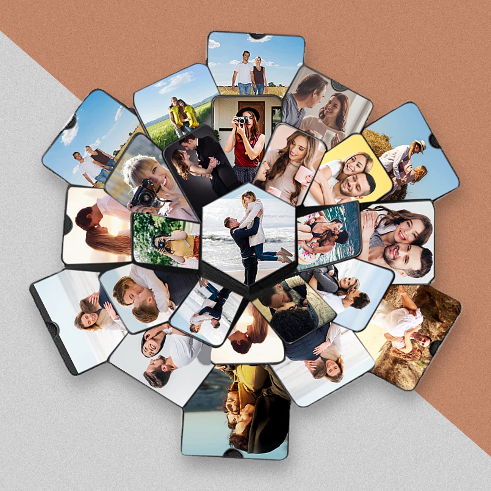 DIY Exploding Photo Album Gift Box - Creative Popup Surprise Love Box for Couples, Mother's Day, Wedding, Anniversary & Birthday Party | Perfect for Romantic Proposals, Valentine's Day & Special Occasions