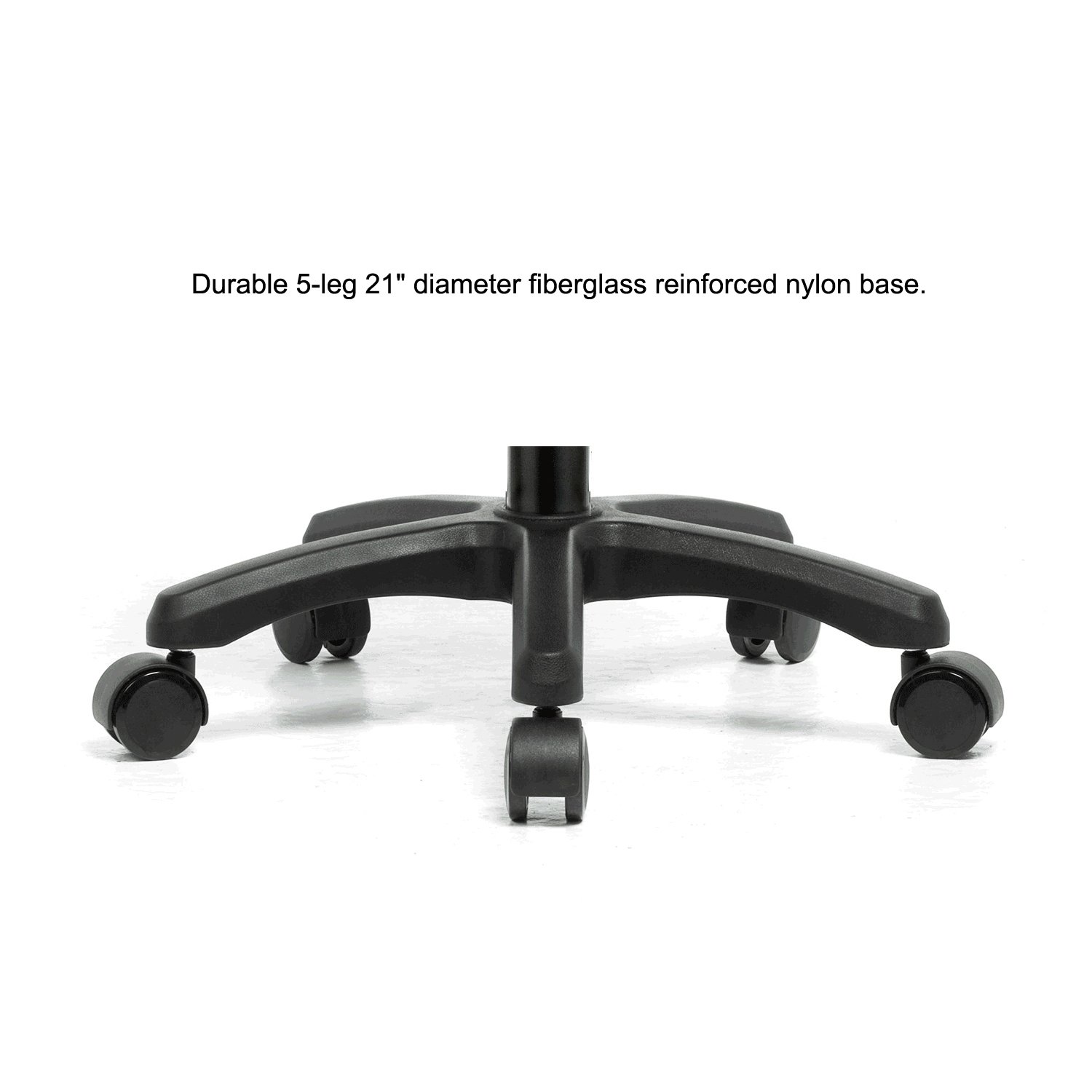 Adjustable Perch Wood Rolling Stool with Pneumatic Lift & Wheels - Perfect for Hardwood & Tile Floors - Ideal for Standing Desks, Office Work & Kitchen Counter Use