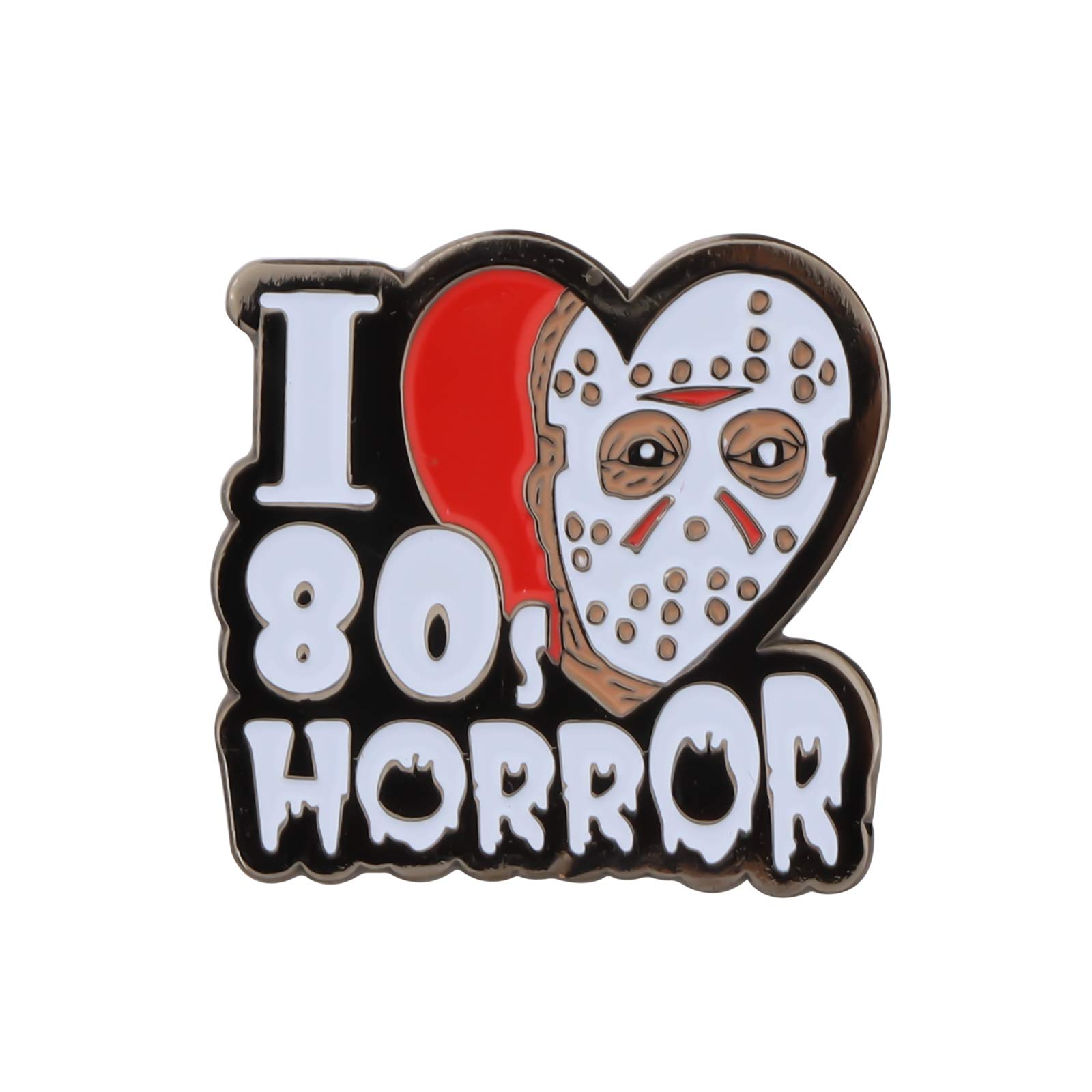 **CENWA Horror Movie Jewelry Set - 80s Halloween Enamel Pins for Horror Fans, Scary Gift for Halloween Party & Cosplay - Perfect for Horror Conventions, Movie Nights & Goth Fashion**
