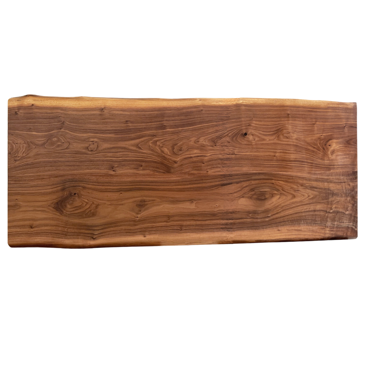 Premium Black Walnut Solid Wood Natural Edge Dining Table – Handcrafted Large Board for Rustic & Modern Home Decor – Perfect for Family Gatherings & Dinner Parties