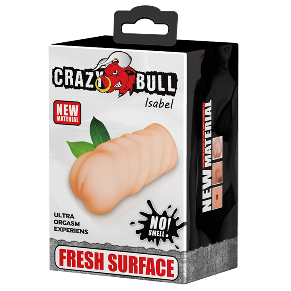 Crazy Bull Isabel Male Masturbator - Realistic Textured Sleeve for Enhanced Pleasure | Perfect for Solo Play & Couples Fun | Discreet & Easy to Clean