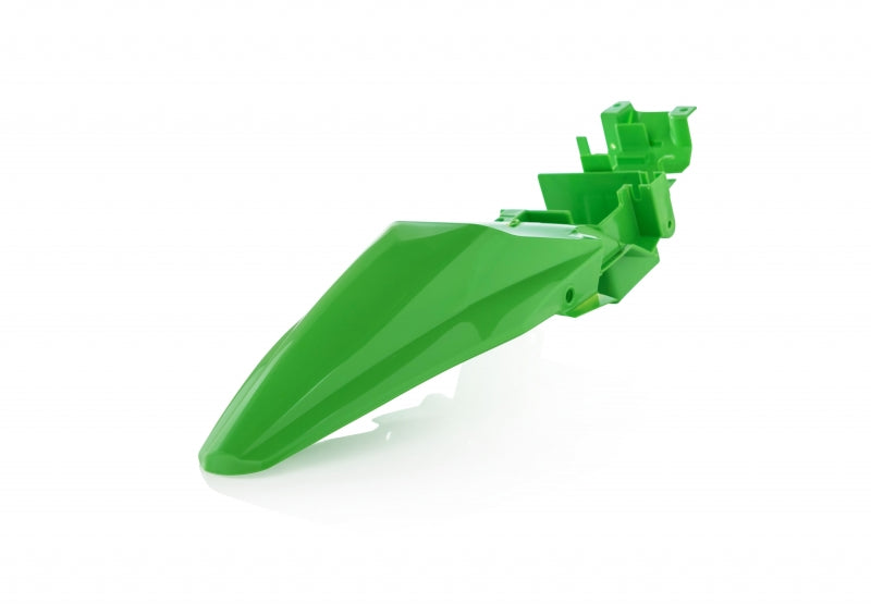Acerbis 10+ Kawasaki KLX110/110L Rear Fender - Durable Green Dirt Bike Replacement Part for Off-Road & Motocross Riding