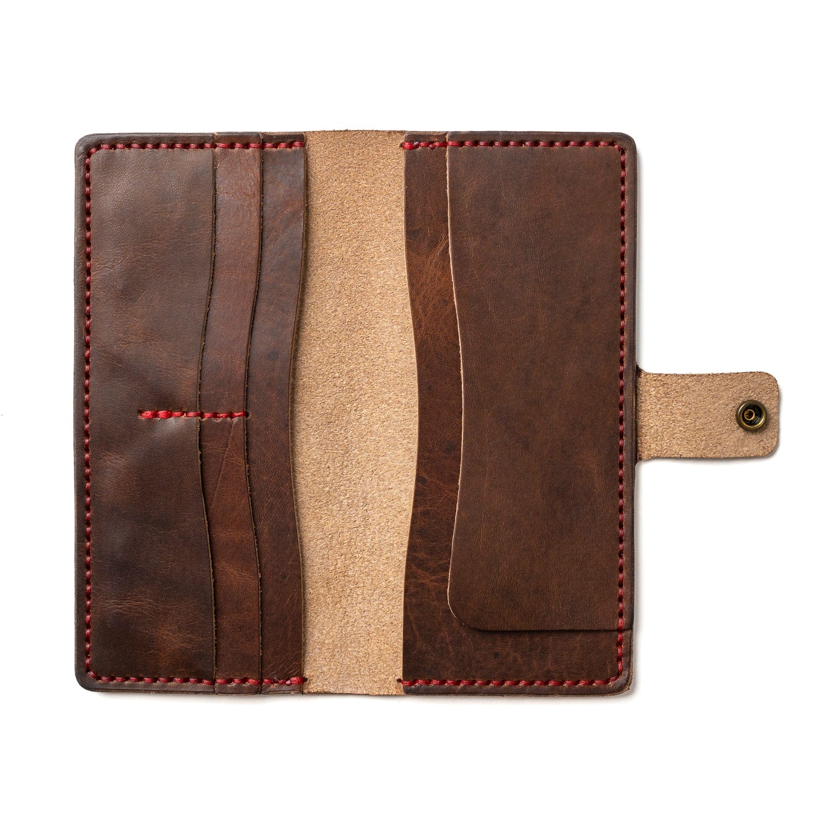 Genuine Leather Checkbook Wallet for Men & Women - Slim RFID Blocking Bifold Wallet with Checkbook Holder - Perfect for Business, Travel, and Everyday Use