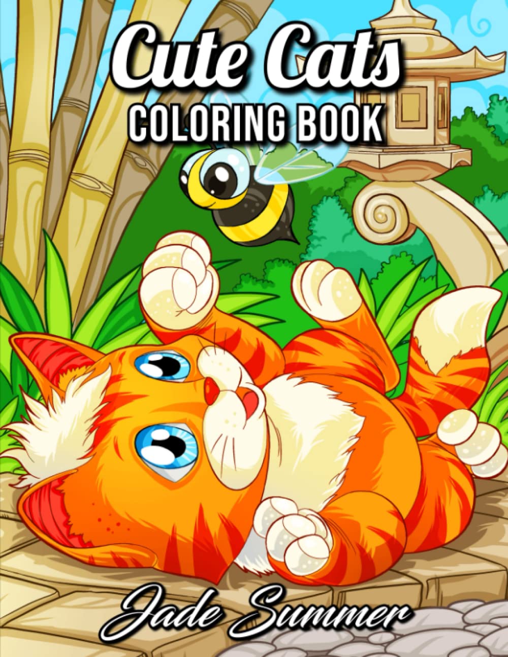 Funny Cats & Adorable Kittens Adult Coloring Book - Stress Relief Art Therapy for Cat Lovers | Perfect Gift for Relaxation, Birthday & Christmas