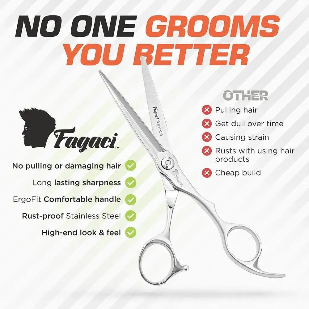 ATS 314 Professional Hair Cutting Shears - Barber Scissors for Stylists & Salon Use - Sharp Stainless Steel Hairdressing Scissors for Precision Haircuts & Trimming