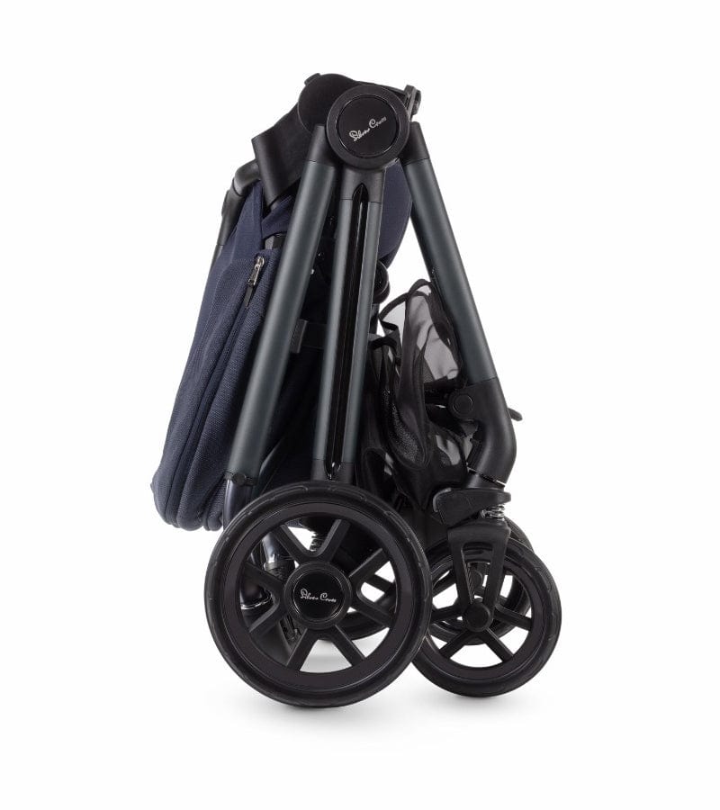 Silver Cross Reef Stroller with Folding Bassinet - Lightweight Compact Travel Baby Stroller for Newborns & Toddlers - Perfect for Shopping, Travel & Daily Walks