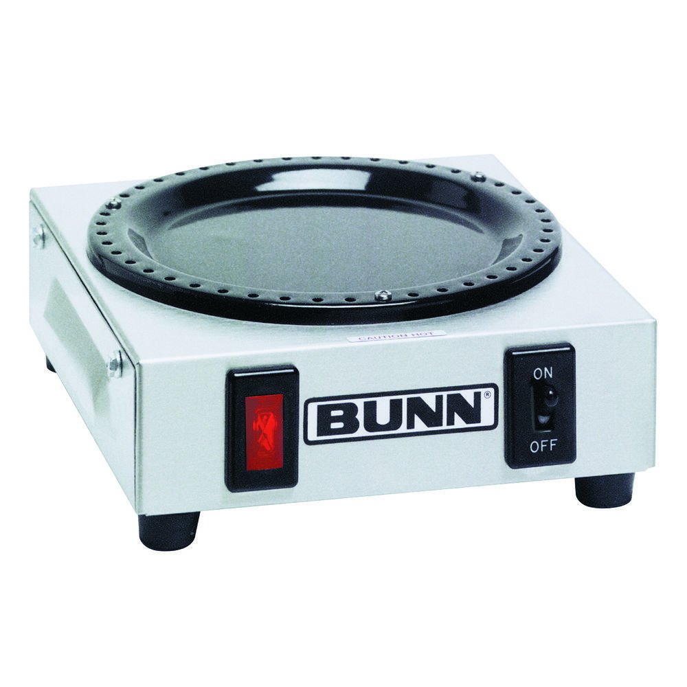 Bunn 6450.0004 Single Burner Electric Coffee Pot Warmer - Keep Coffee Hot for Office, Home & Restaurants - Commercial Grade Coffee Maker Accessory