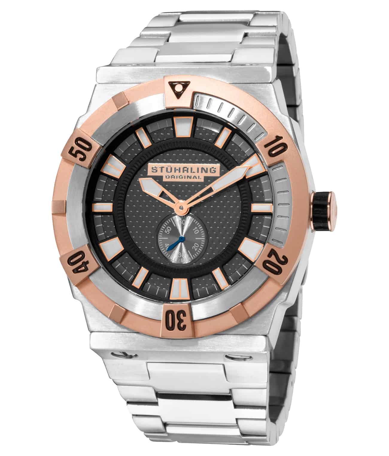Falcon Square 1220B 55mm Professional Diving Watch - Waterproof Luxury Sports Watch for Scuba Diving, Swimming & Outdoor Adventures