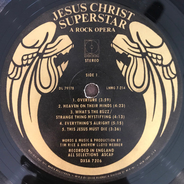 Andrew Lloyd Webber & Tim Rice - Jesus Christ Superstar Rock Opera Vinyl Record (2xLP, Album, Pin, VG+ Condition) - Perfect for Music Collectors and Theater Fans