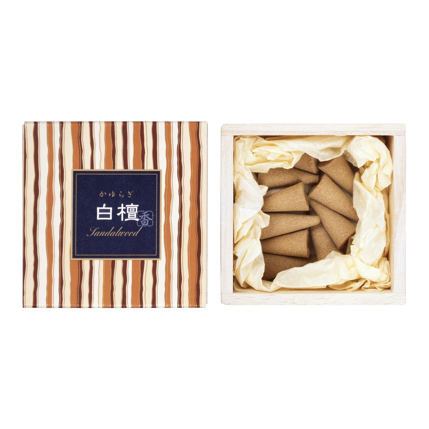 Nippon Kodo Kayuragi Cones Incense - 9 Fragrance Options for Relaxation, Meditation & Home Aromatherapy | Japanese Sandalwood, Cherry Blossom & More