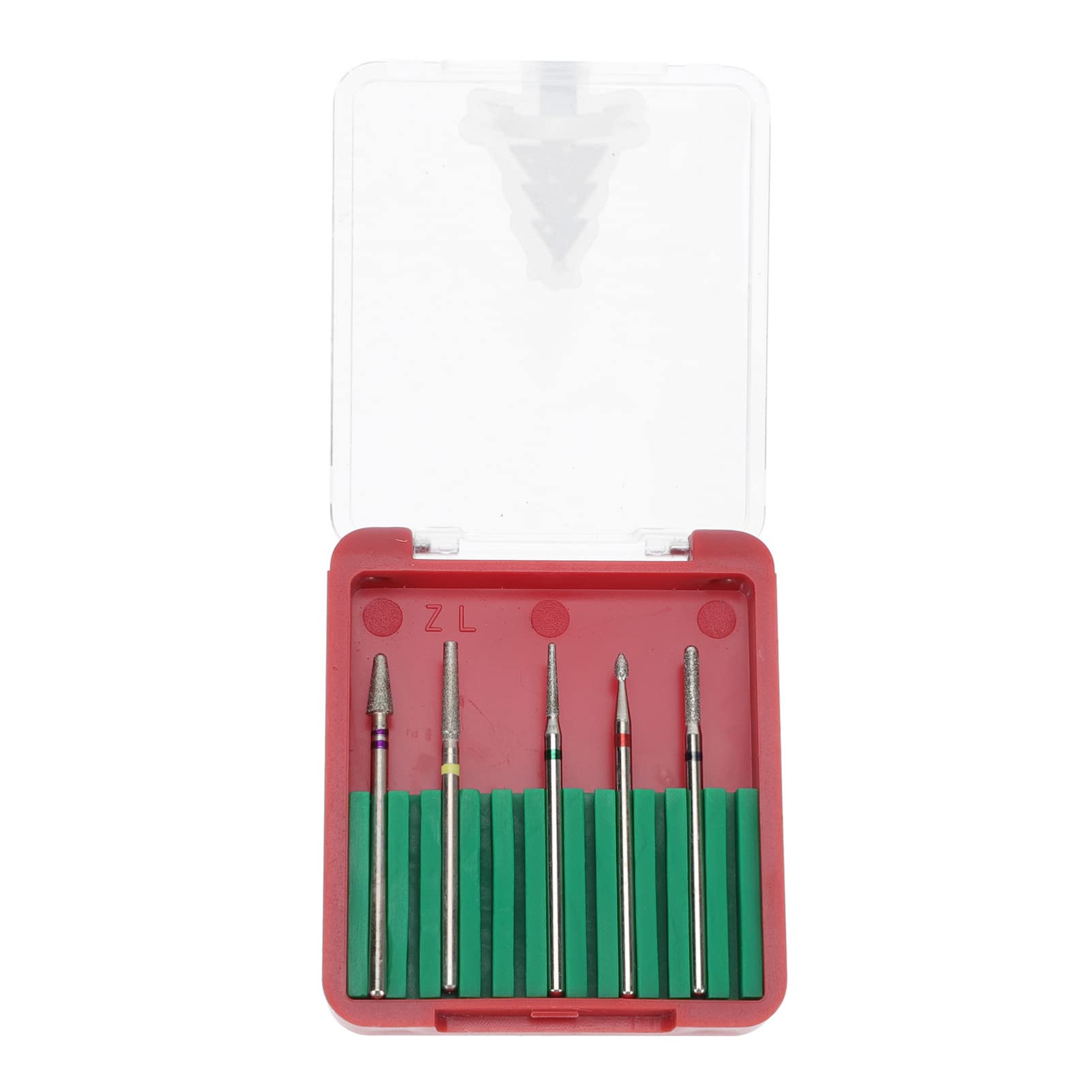 FRCOLOR Professional Portable Electric Nail Drill Kit - 1 Set with Christmas Nail Art Bits, Nail File Bits & Tungsten Steel Drill Bits - Cordless Manicure Pedicure Set for Home & Salon Use