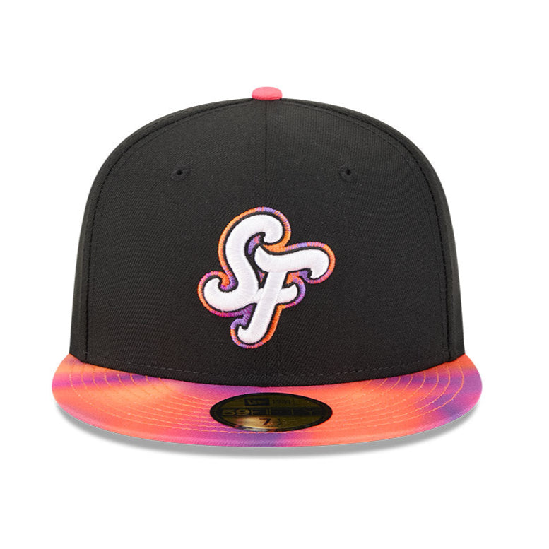 New Era 59Fifty San Francisco Giants 2025 City Connect Baseball Cap - Black, Orange & Purple Adjustable Snapback Hat for Men & Women | Game Day, Streetwear & Sports Fan Fashion