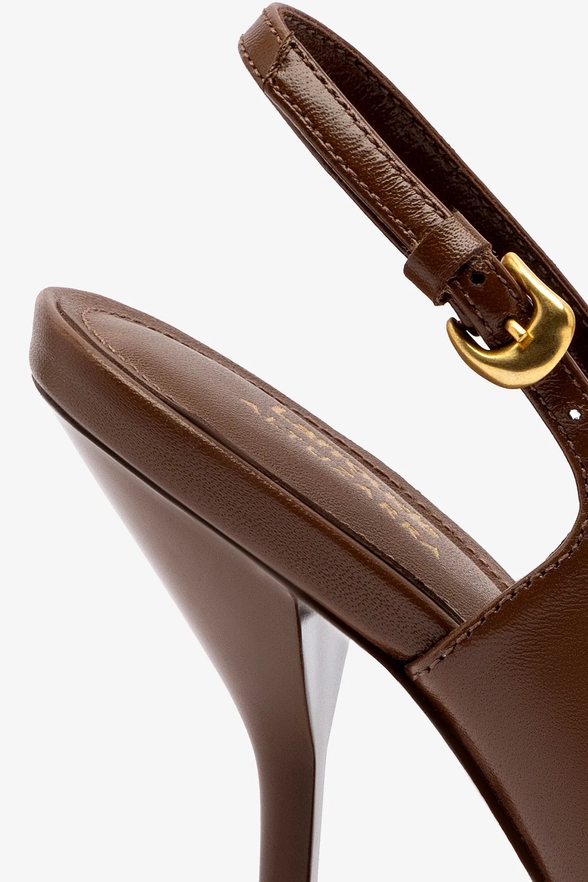 Larroudé x Altuzarra Women's Leather Pumps in Burnt Umber - Stylish High Heel Shoes for Work, Party & Special Occasions