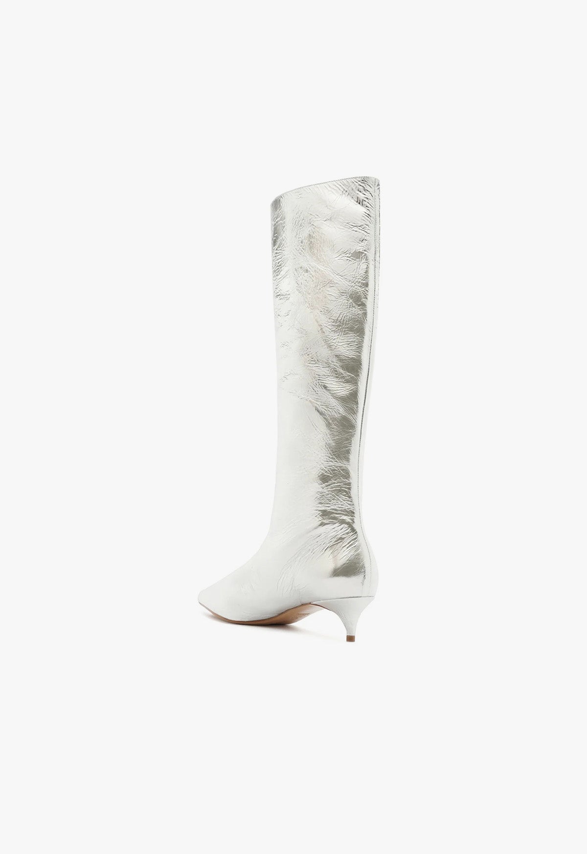 Gail Up Women's Smashed Metallic Leather Boots - Stylish Ankle Booties for Casual Wear, Night Out & Fall Fashion