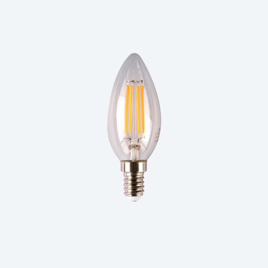 E14 LED Candle Bulb 4W 2700K Warm White - Perfect for Chandeliers, Wall Sconces, and Decorative Lighting