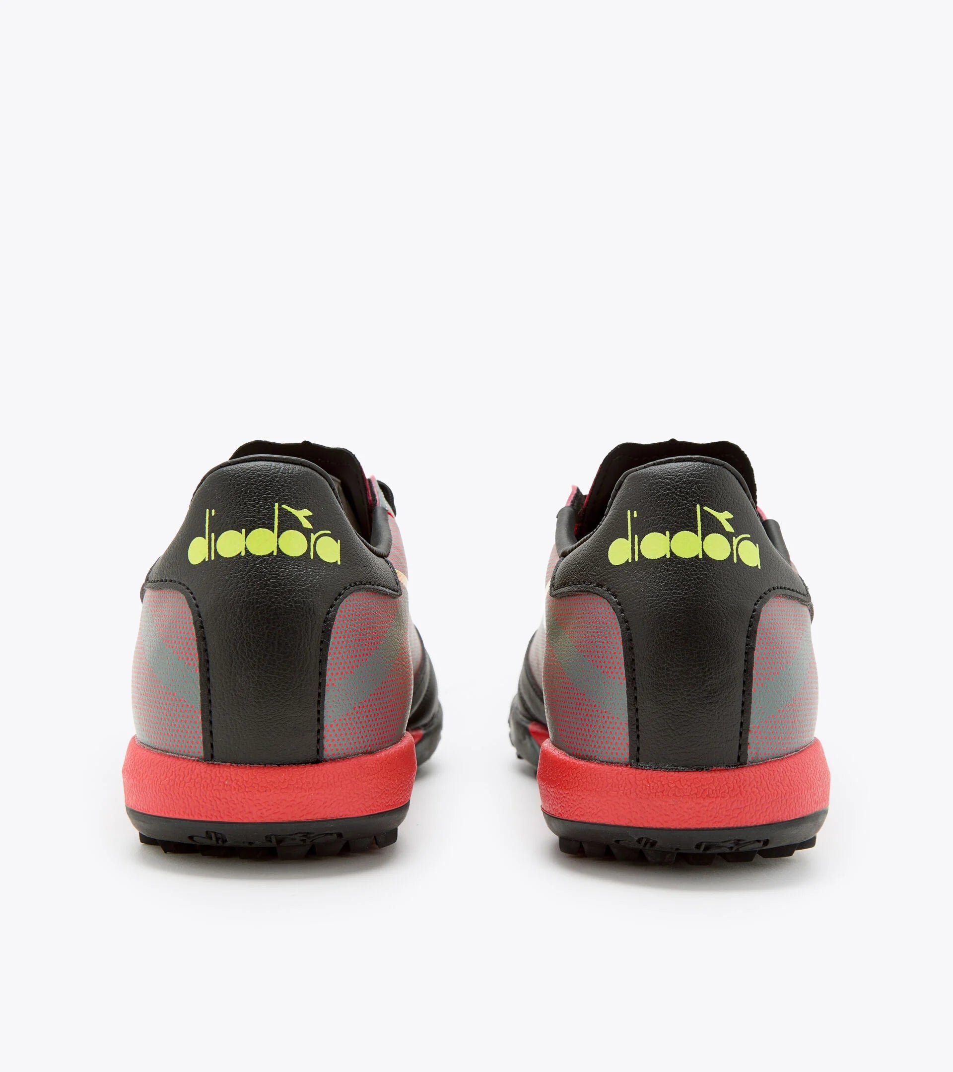 Diadora Brasil Elite Veloce R TFR Turf Soccer Cleats - Black/Fluo Yellow/Milano Red - Lightweight Football Shoes for Artificial Grass - Perfect for Training & Matches