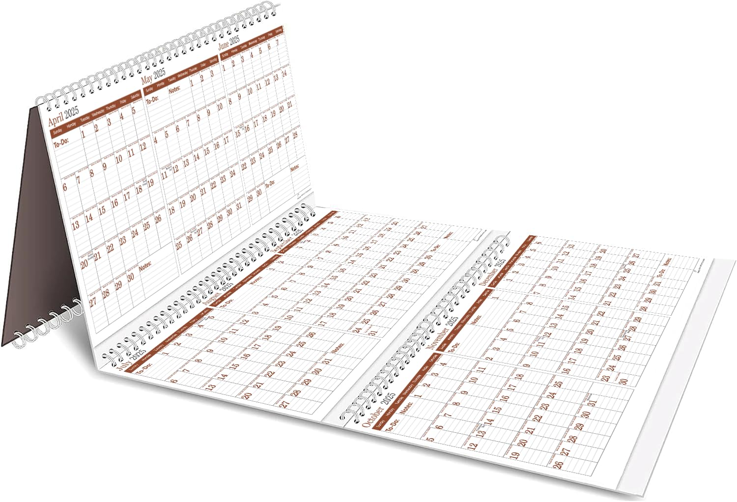 STRIVE ZEN 2025-2027 3-Year Wall Calendar with Julian Dates | Thick Paper Vertical Design | 36
