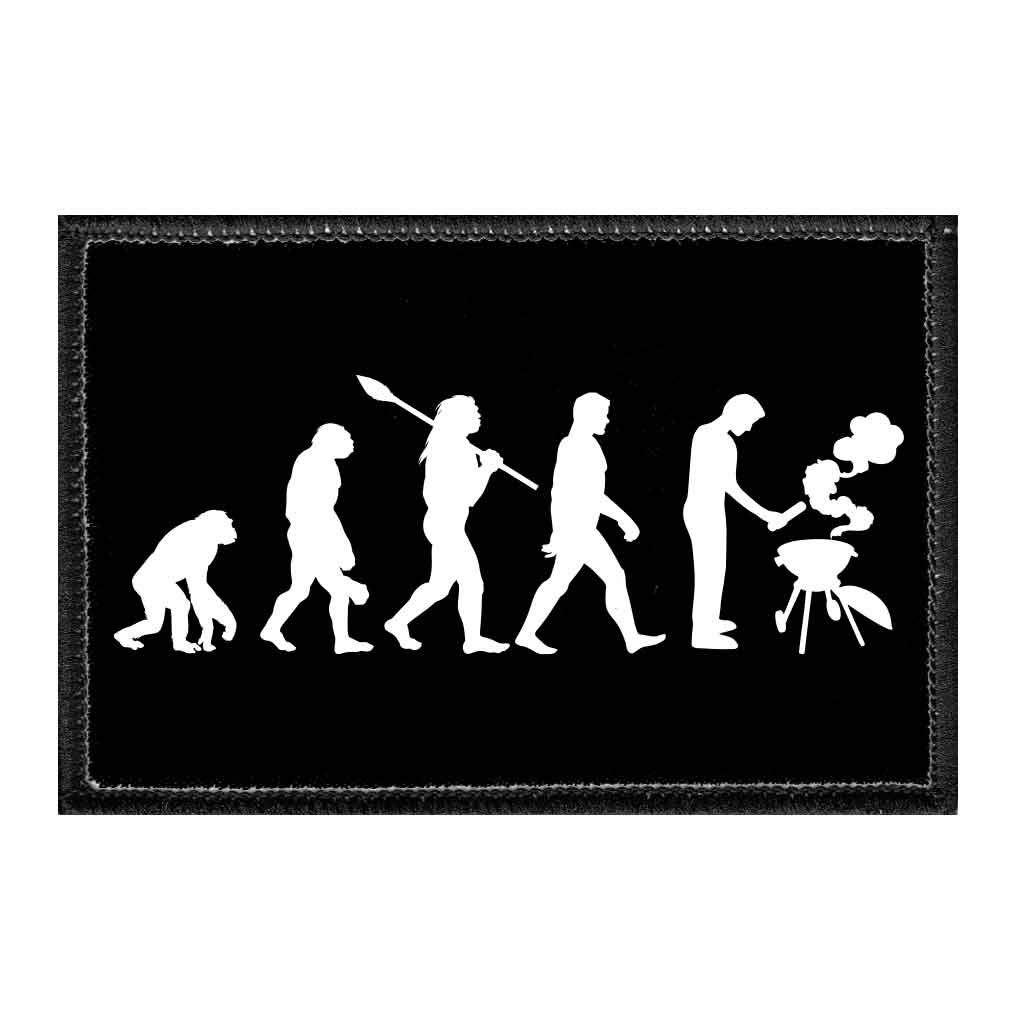 Grill Master Patch | 2x3 Inch Hook and Loop Backing for Hats, Jeans, Vests & Coats | Durable Embroidered Badge for BBQ Enthusiasts | Perfect for Outdoor Cooking, Camping & Tailgating