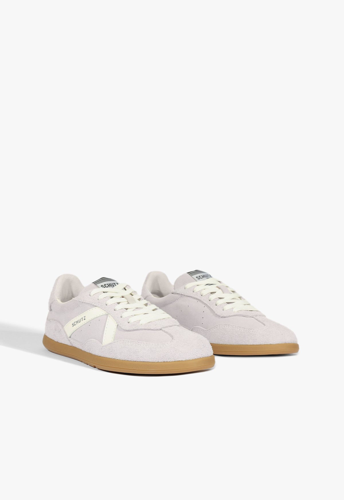 **Garden Leather Sneakers for Women - Comfortable Flat Shoes with 25mm Heel Height (Style S2227700020001) - Perfect for Walking, Casual Outfits & Everyday Wear**
