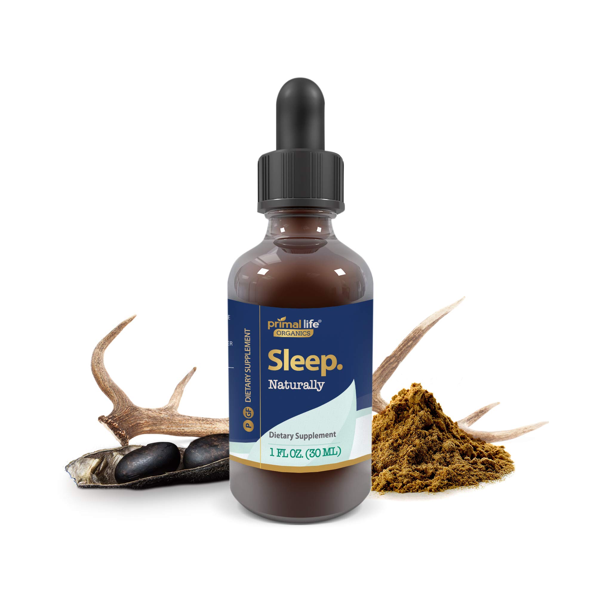 Natural Melatonin Liquid Drops for Adults - Sleep Aid Supplement with Melatonin for Restful Sleep & Better Sleep Quality (1 fl oz) | Primal Life Organics | Ideal for Nighttime Relaxation, Jet Lag & Shift Workers