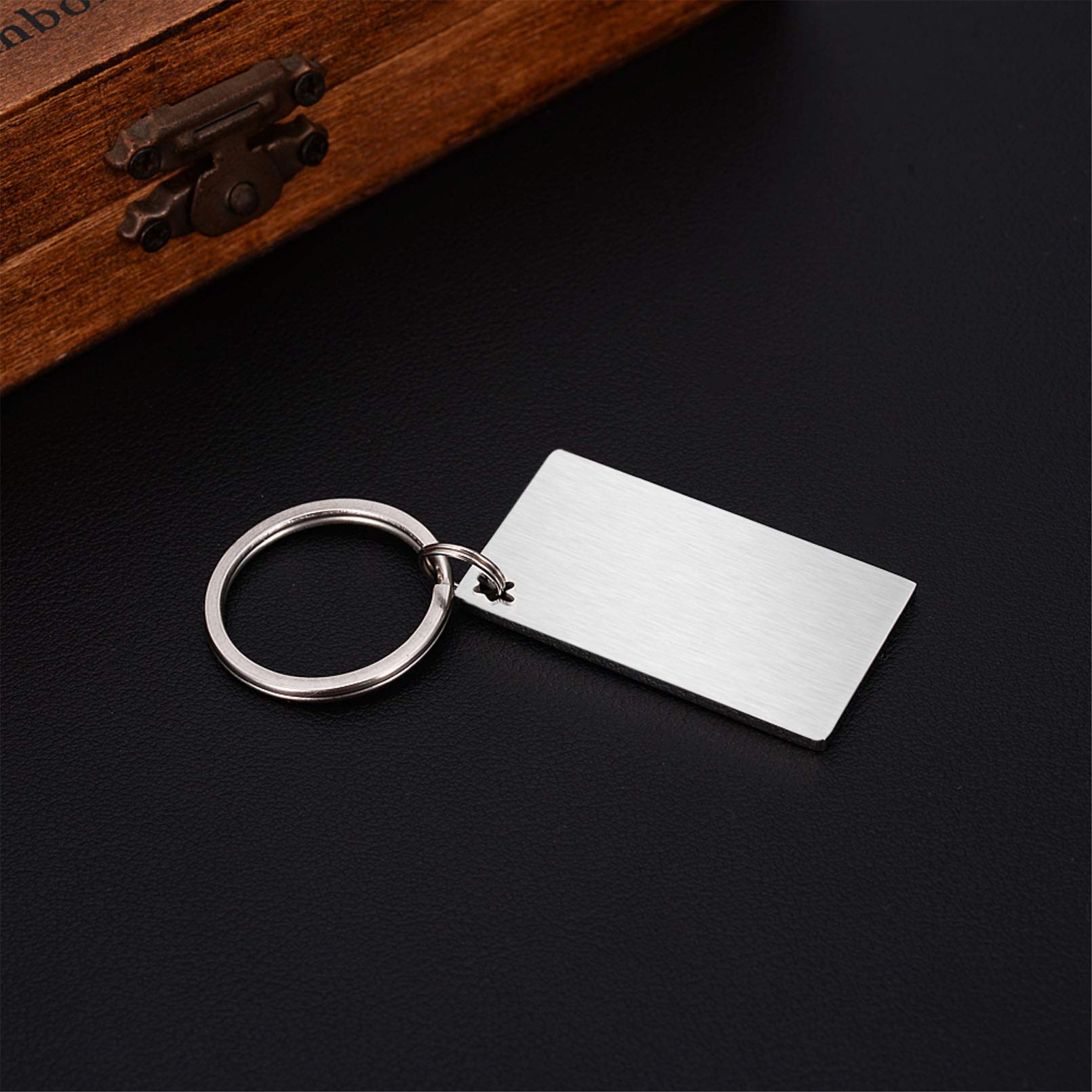 Personalized Silver Love Keychain - Romantic Anniversary & Valentine's Gift for Husband, Boyfriend, or Wife - Perfect Couple's Gift for Weddings, Engagements & Special Occasions