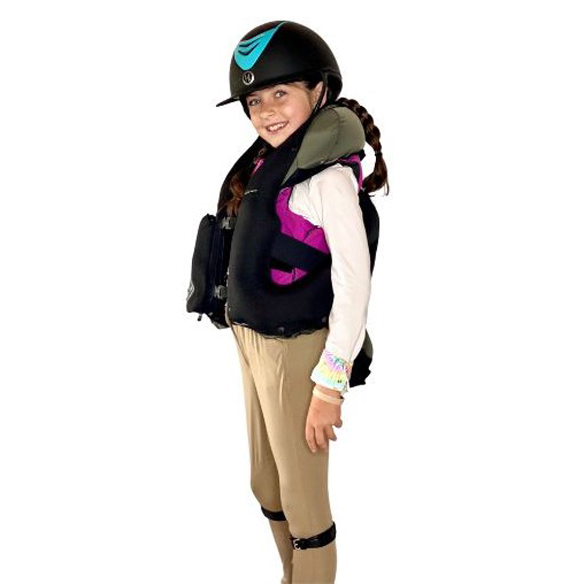 Hit Air Kids Pro3 Safety Air Vest for Children - Protective Riding Gear for Equestrian, Biking & Outdoor Activities