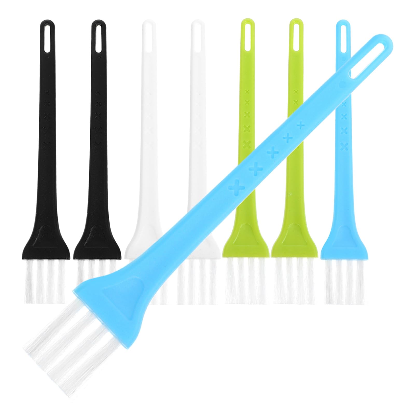 8Pcs Electric Razor Cleaning Brush Set - Shaver & Hair Clipper Cleaner Kit for Razors, Trimmers & Clippers - Perfect for Home Barber Shops & Personal Grooming
