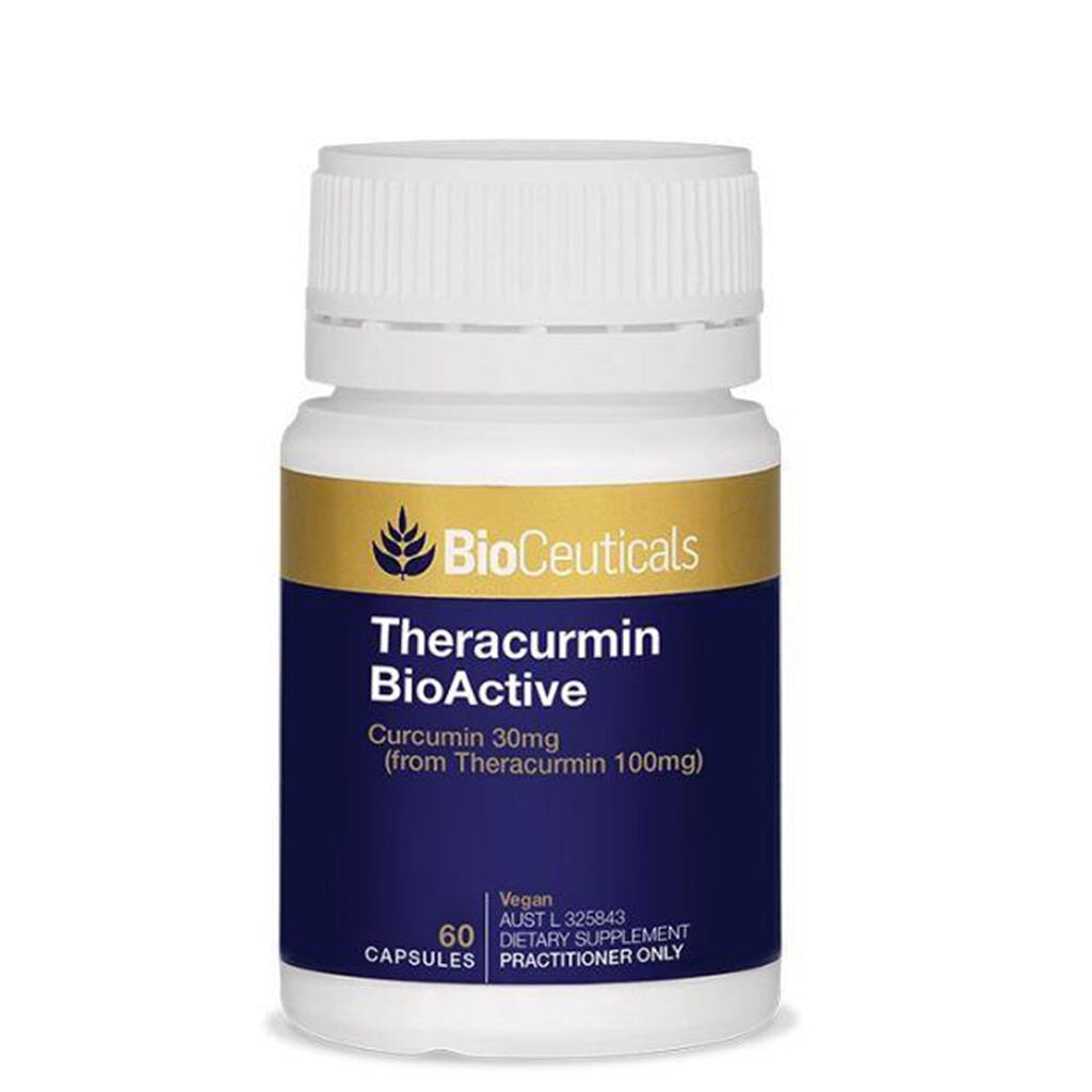 BioCeuticals Theracurmin BioActive 30mg - Premium Turmeric Supplement for Joint & Inflammation Support - Ideal for Daily Wellness & Active Lifestyle