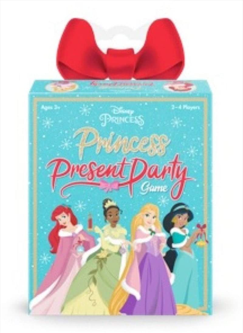 Disney Princess Holiday Present Party Card Game - Funko Pop! Signature Games | Family Game Night, Birthday Party, Christmas Gift for Kids & Adults