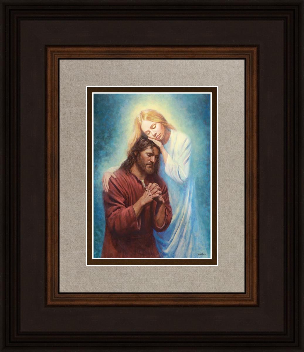 Angel Mother by Del Parson - Beautiful Religious Wall Art for Home Decor - Perfect for Living Room, Bedroom & Church Inspirational Gifts