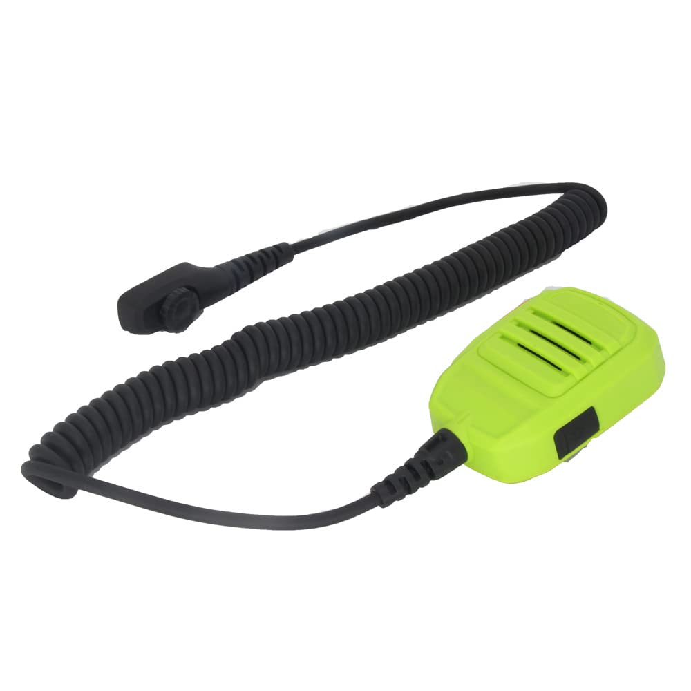 Hytera HYT PD702 PD700 PD700G PD780 PD780G PD780GM Walkie Talkie PTT Two-Way Radio Handheld Microphone - Green | Durable & Clear Communication for Security, Construction & Outdoor Adventures