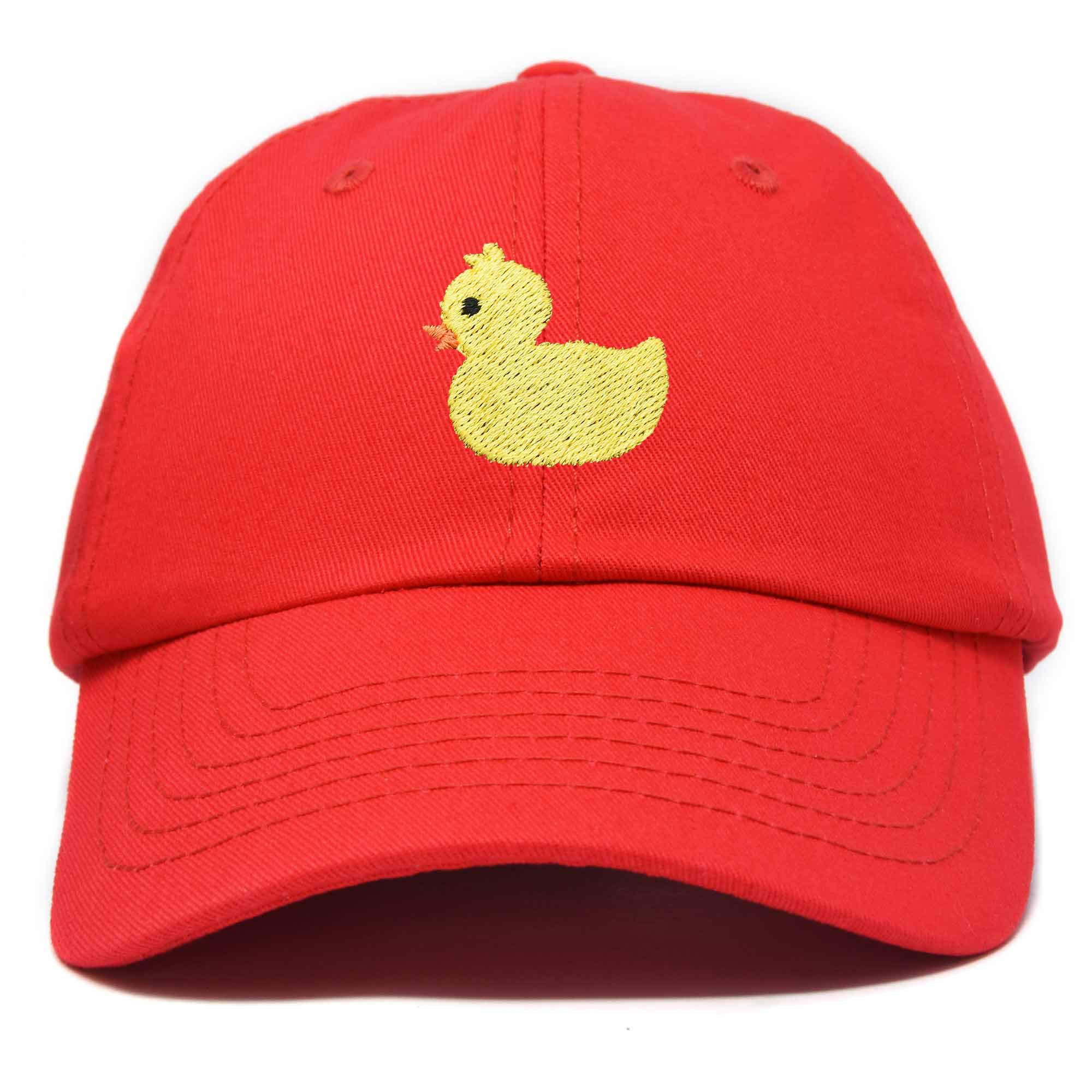 DALIX Cute Duck Soft Baseball Cap - Adjustable Dad Hat for Men & Women | Perfect for Outdoor Activities, Beach, Fishing & Casual Wear