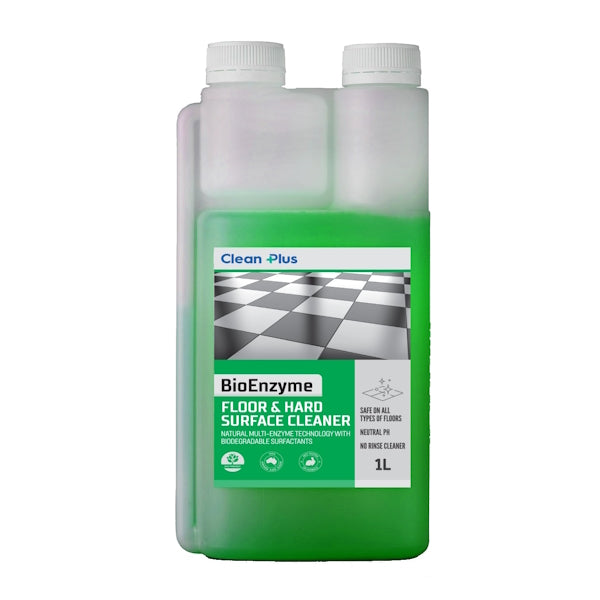 BioEnzyme No Rinse Floor & Hard Surface Cleaner - Eco-Friendly Multi-Surface Cleaner for Kitchen, Bathroom & Tile Floors - Safe for Pets & Kids