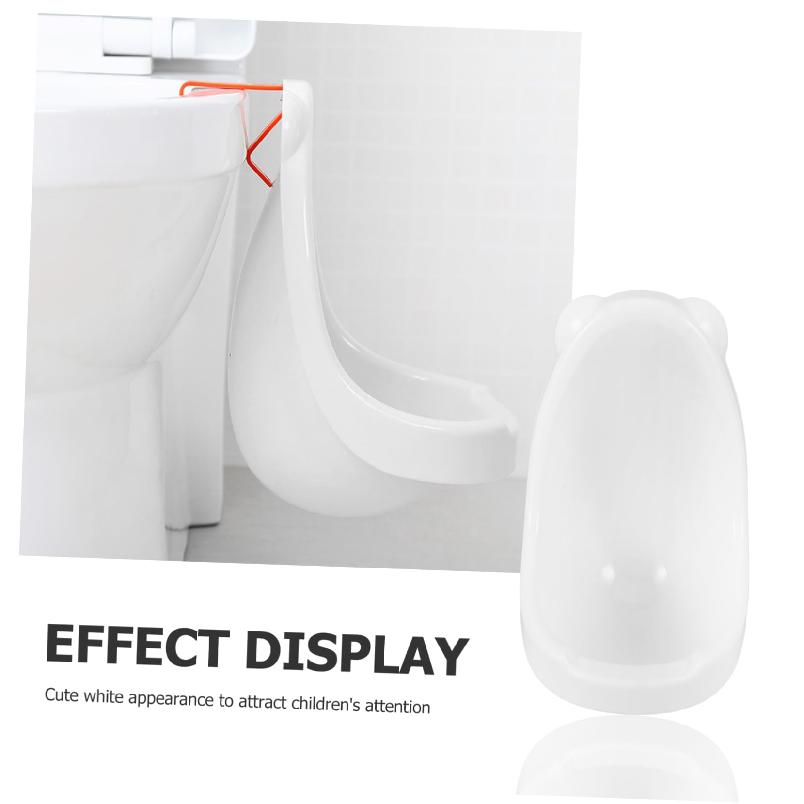 Portable Boys Urinal Potty Trainer - Adjustable Height, Anti-Splash Design, Safe & Sturdy PP Material for Toddler Potty Training | Ideal for Home, Travel & Daycare Use