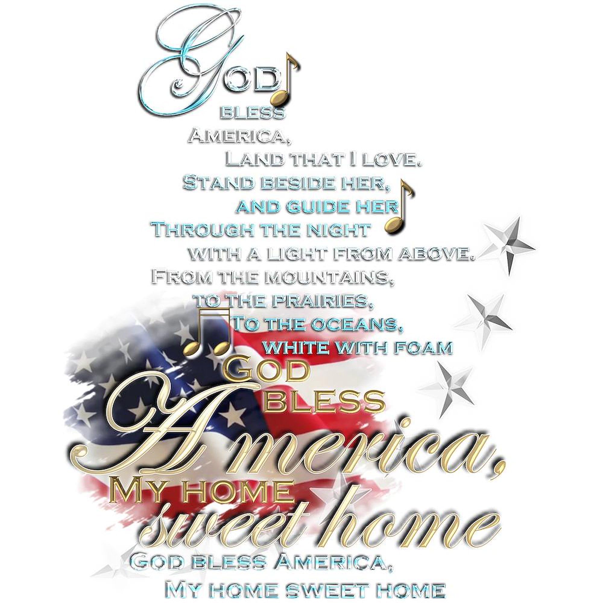 God Bless America 11 oz (325 ml) Ceramic Coffee Mug - Patriotic Gift for 4th of July, Veterans Day & Office Use