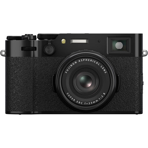 FUJIFILM X100VI Digital Camera Black with Wide & Tele Conversion Lenses Kit - Professional Travel & Street Photography for Enthusiasts