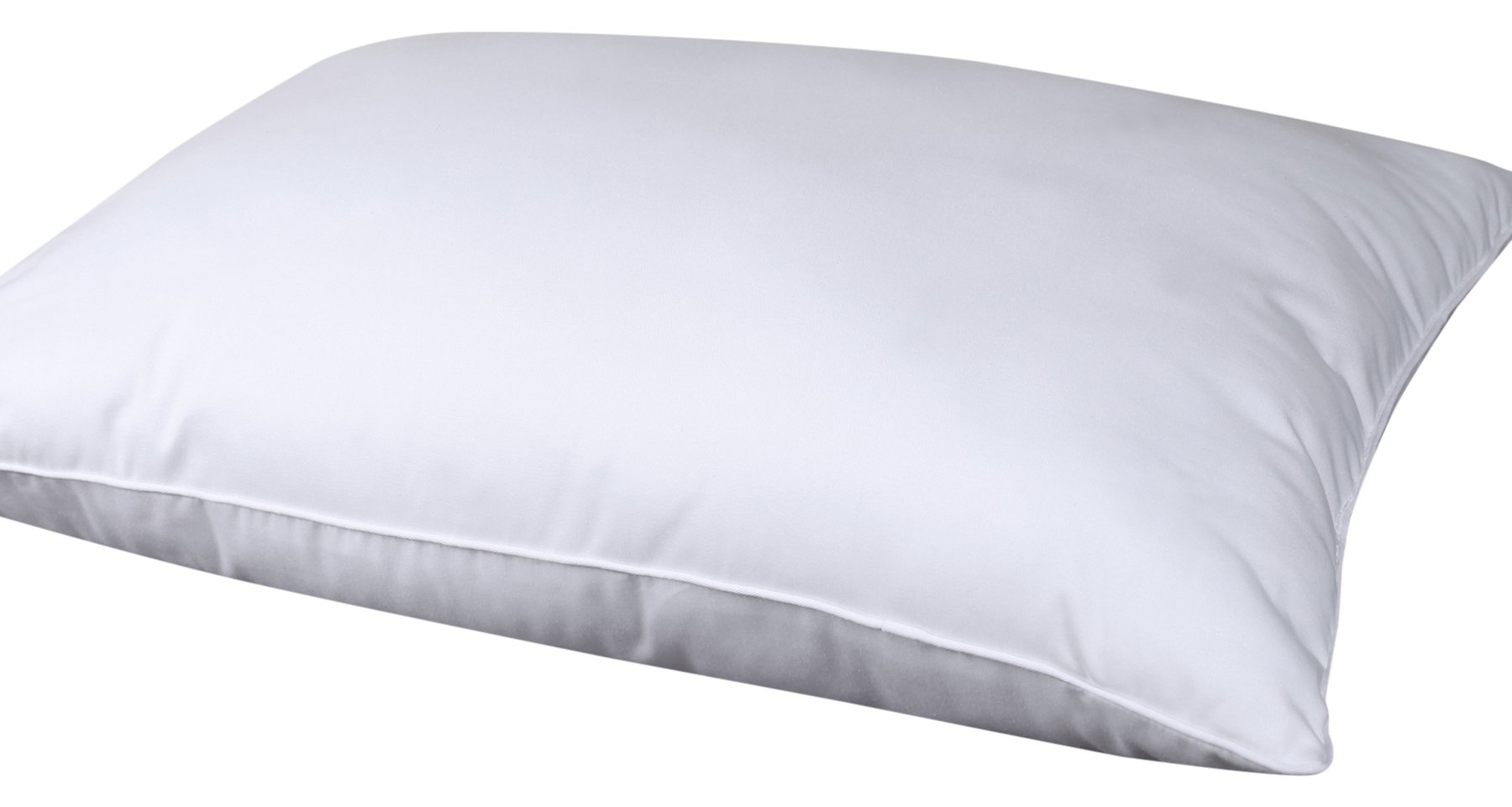 Breathable Self-Cooling Cotton Pillow with Feather Core - Multi-Position Support for Side, Back & Stomach Sleepers | Queen Size Bed Pillow with Soft Cotton Cover | Perfect for Hot Sleepers & Allergy Relief