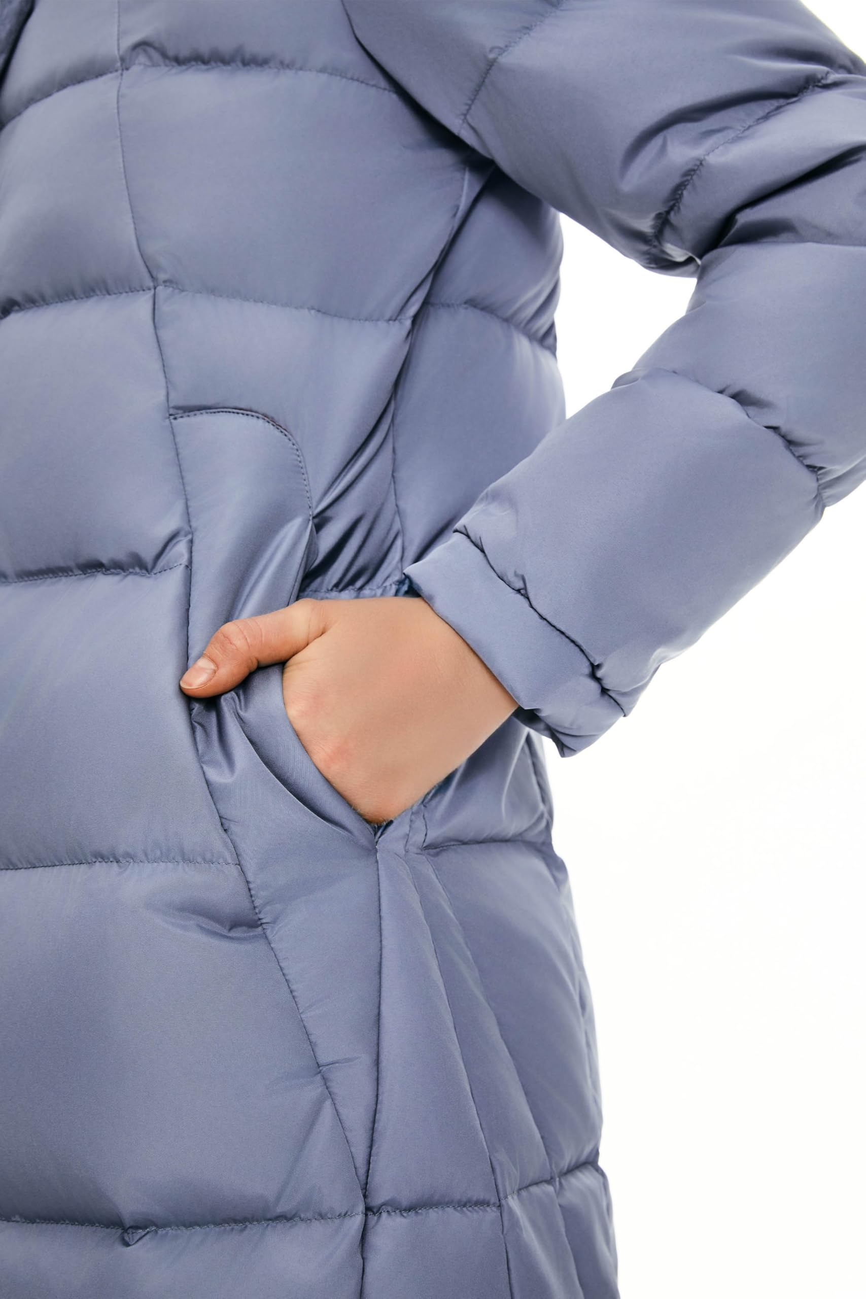 Orolay Women's Hooded Down Jacket - Warm Long Winter Coat for Cold Weather | Outdoor Activities, Commuting & Travel