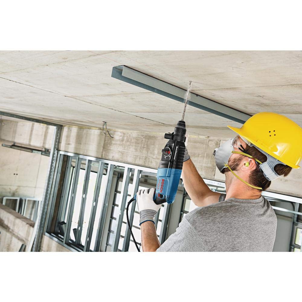 Bosch GBH2-26 1-Inch SDS-Plus Bulldog Xtreme Rotary Hammer Drill - Powerful Concrete Drilling for Construction, Demolition & Masonry Work