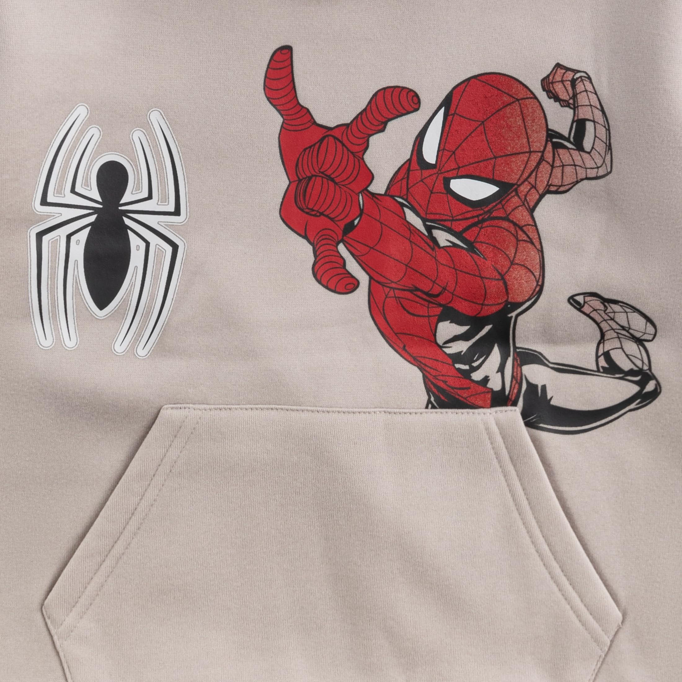Marvel Spider-Man Boys Hoodie and Pants Set - Toddler & Kids Superhero Costume for Halloween, Cosplay & Birthday Parties | Soft Cotton Outfit for Ages 2-8 Years
