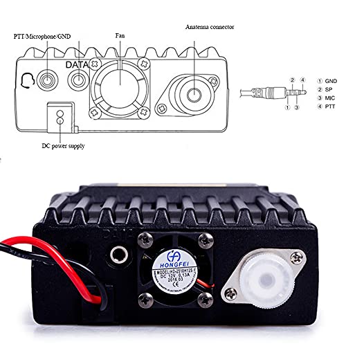 QYT KT-8900D Upgraded Dual Band Mini Car Radio - VHF UHF Two Way Mobile Transceiver with USB Programming Cable for Truckers, Off-Road Adventures & Emergency Communication