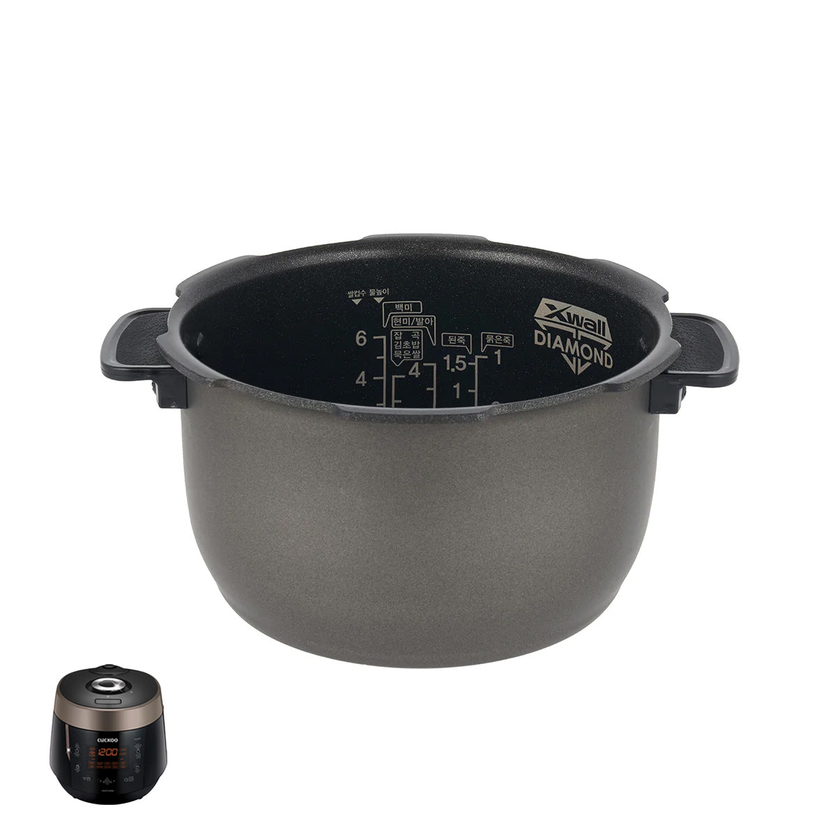 Replacement Inner Pot for CRP P0609S Rice Cooker - Compatible with CRP P06 Series - Durable Non-Stick Inner Cooking Pot for Perfect Rice Every Time - Ideal for Home Kitchens & Meal Prep