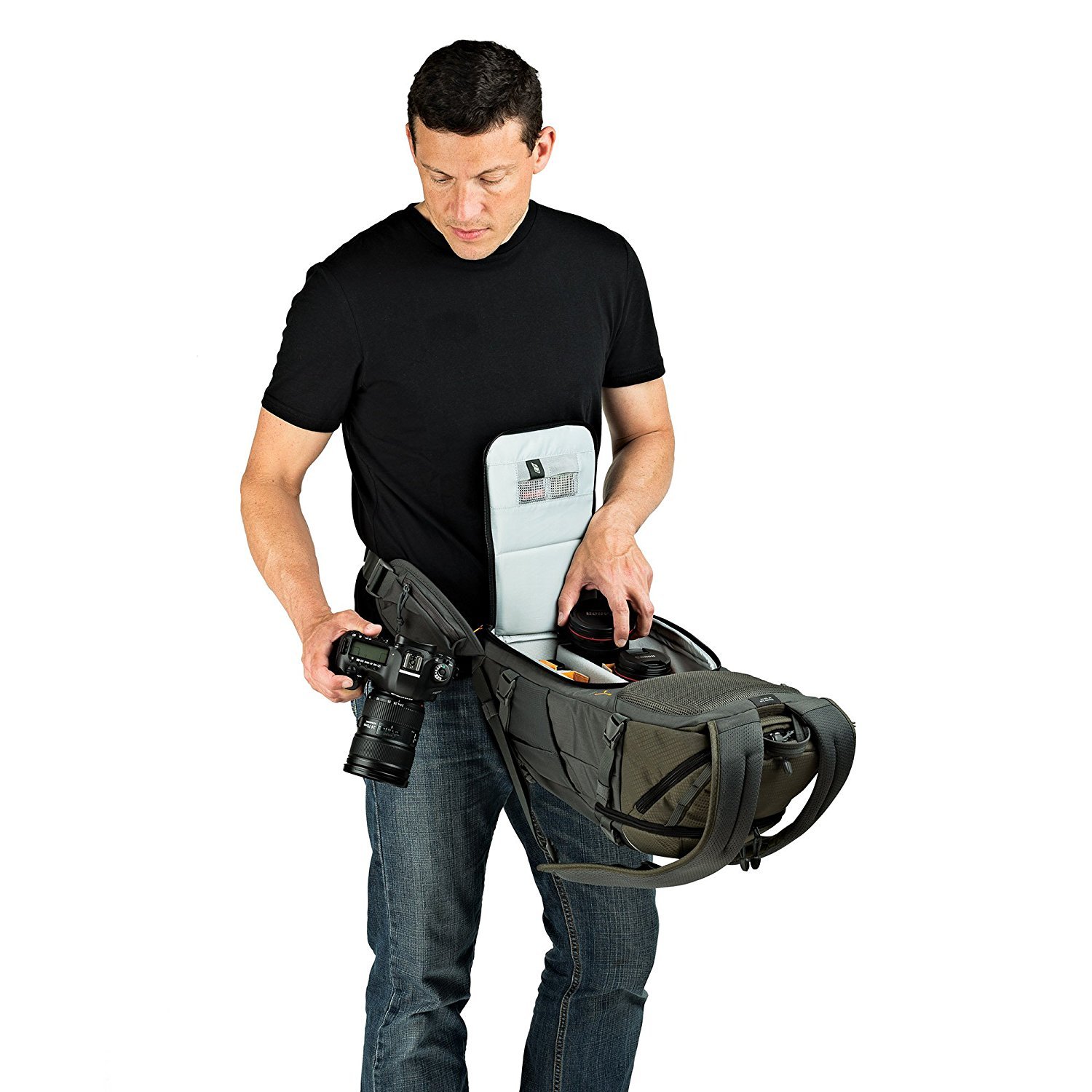Lowepro Flipside Trek BP 250 AW Waterproof DSLR Camera Backpack - Perfect for Outdoor Photography, Hiking & Travel Adventures