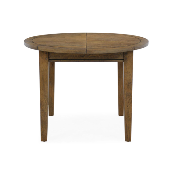 Tuscany Small Round Extendable Dining Table 1000/1400mm - Perfect for Small Spaces, Kitchen Nooks & Cozy Dining Rooms