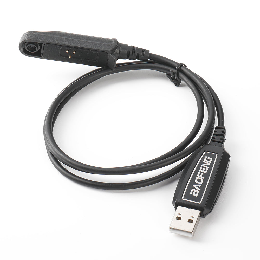 Baofeng GT-3WP BF-9700 UV-9G Programming Cable - USB Data Cable for Two-Way Radio Firmware Updates & Channel Programming - Perfect for Amateur Radio, Ham Radio, and Emergency Communication Setup