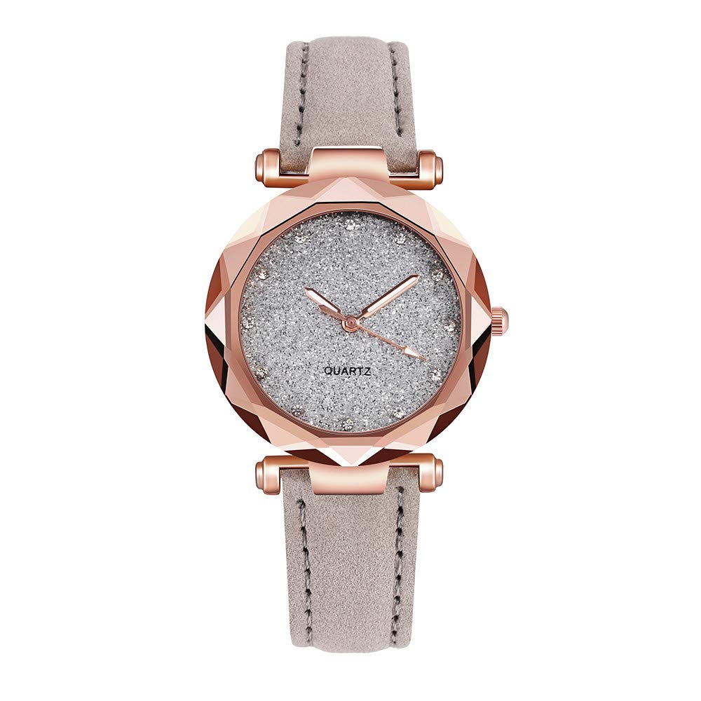 Elegant Rose Gold Rhinestone Scale Watch for Women - Quartz Movement with Suede Strap | Perfect for Parties, Weddings & Formal Occasions
