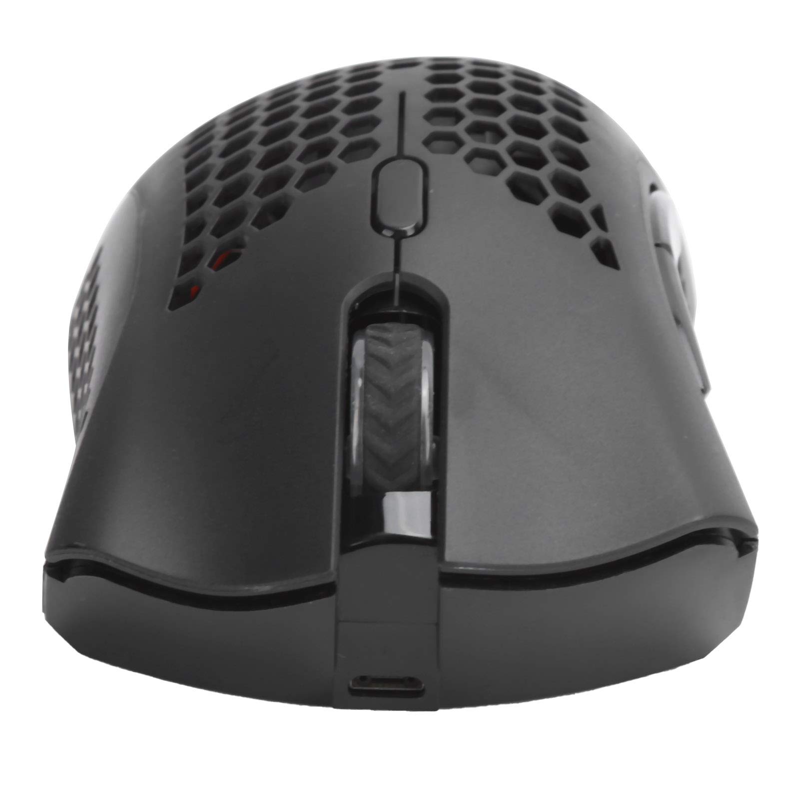 Vbestlife BM600 Lightweight Wireless Gaming Mouse - 2.4GHz Rechargeable RGB Hollow Ergonomic Mouse for PC, Laptop, Office & Gaming (Black) - Perfect for FPS, MOBA Games & Long Work Sessions