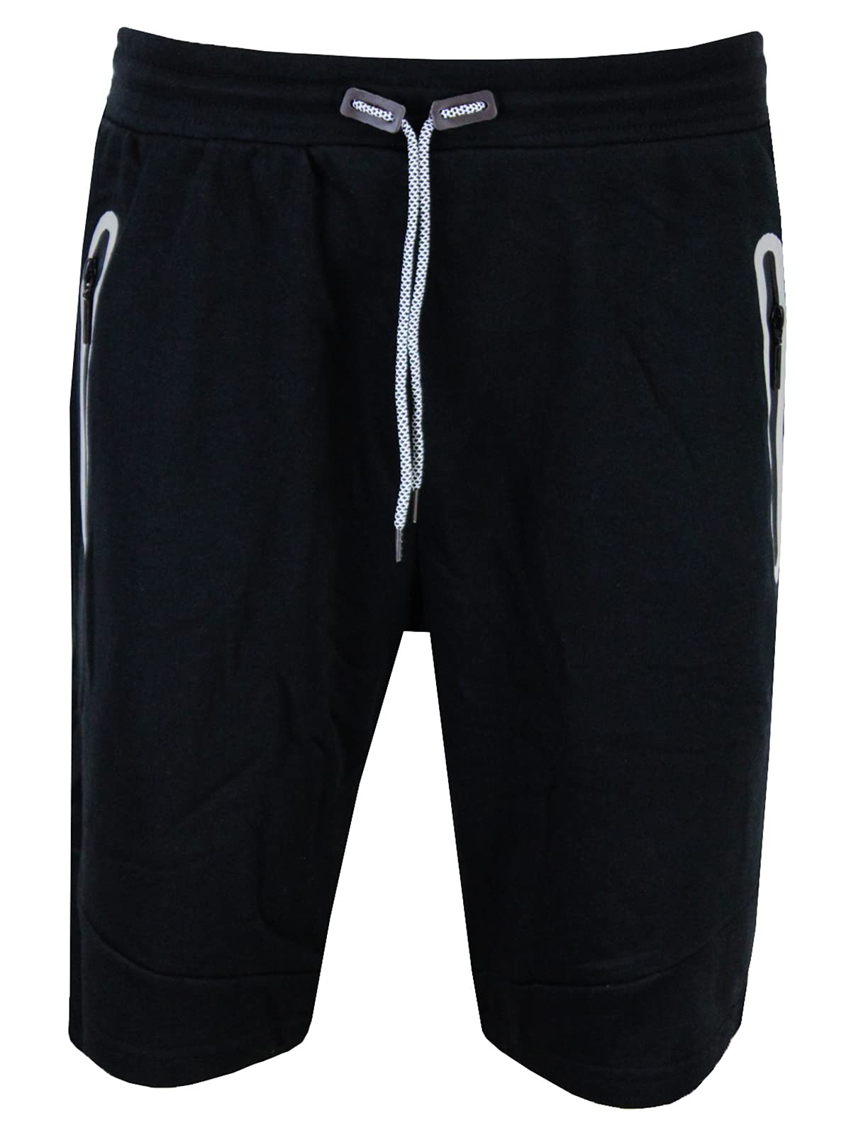 Wicked Stitch Men's Athletic Gym Shorts - Breathable Workout Running Sports Shorts for Training & Fitness (Black) - Perfect for Gym, Jogging, and Outdoor Activities