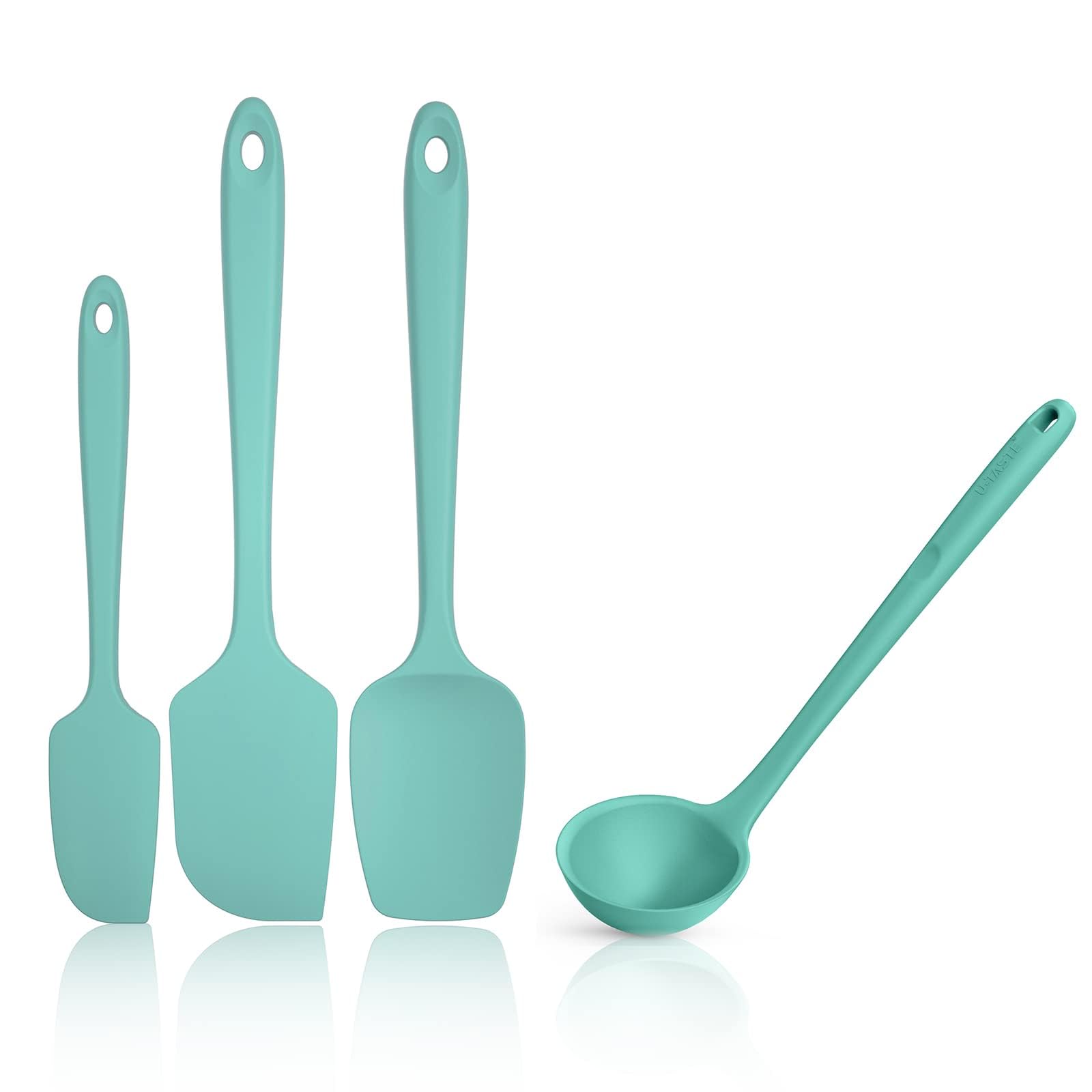 High Heat Resistant 600°F Silicone Spatula Set of 3 & 13
