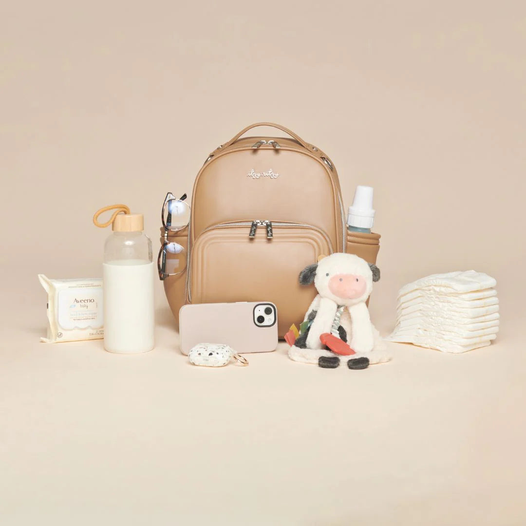 Itzy Ritzy Mini Plus Diaper Bag - Stylish & Functional Baby Essentials Organizer for On-the-Go Parents | Perfect for Travel, Shopping & Daily Outings